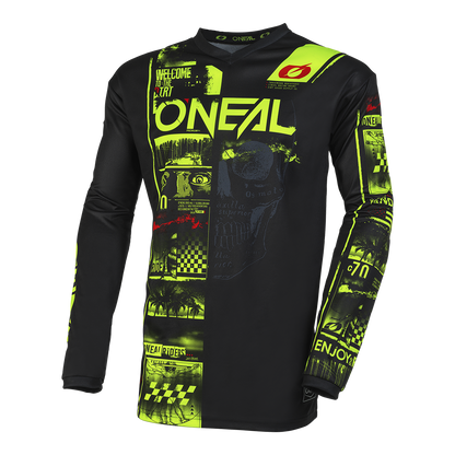 Мотокрос блуза O'NEAL ELEMENT ATTACK V.23 BLACK/NEON YELLOW