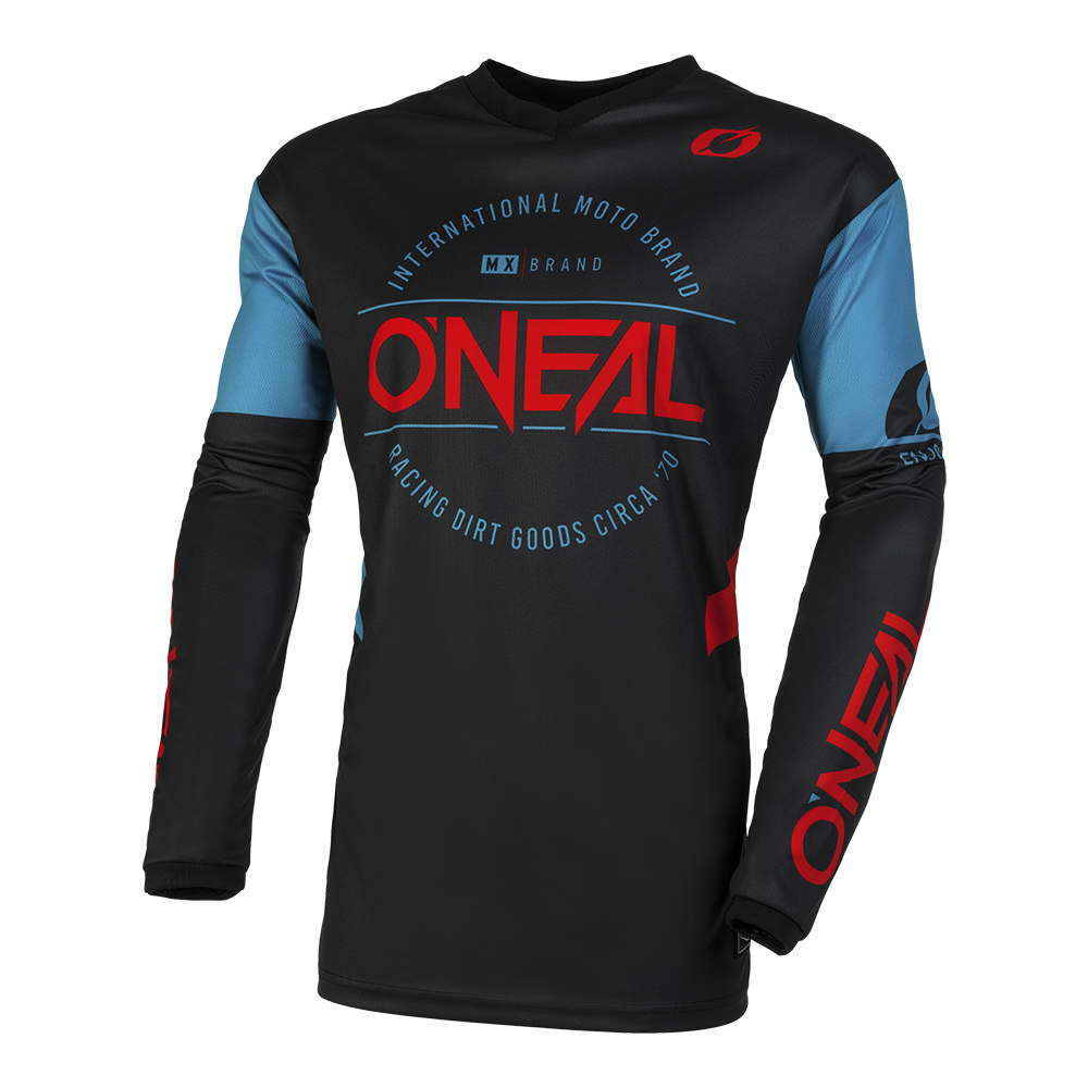Мотокрос блуза O'NEAL ELEMENT BRAND V.23 BLACK/BLUE