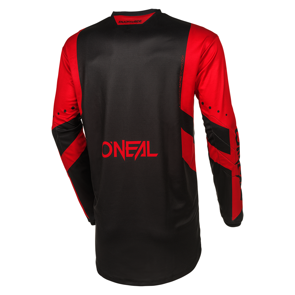 Мотокрос блуза O`NEAL ELEMENT RACEWEAR BLACK/RED V.24