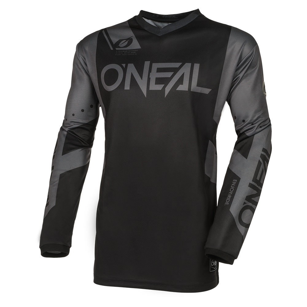 Мотокрос блуза O`NEAL ELEMENT RACEWEAR BLACK/GRAY V.24