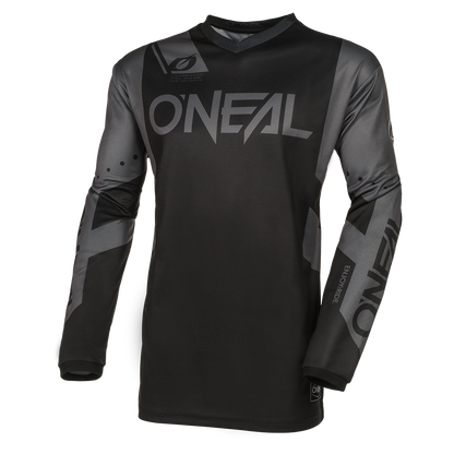 Мотокрос блуза O`NEAL ELEMENT RACEWEAR BLACK/GRAY V.24