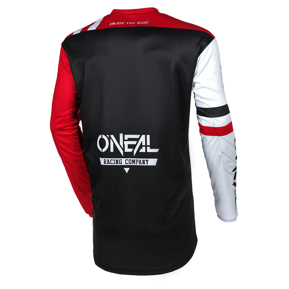 Мотокрос блуза O`NEAL ELEMENT WARHAWK BLACK/WHITE/RED