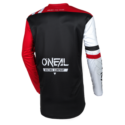 Мотокрос блуза O`NEAL ELEMENT WARHAWK BLACK/WHITE/RED