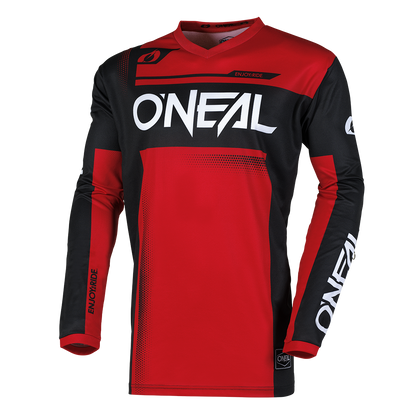 Мотокрос блуза O`NEAL ELEMENT RACEWEAR BLACK/RED V.25
