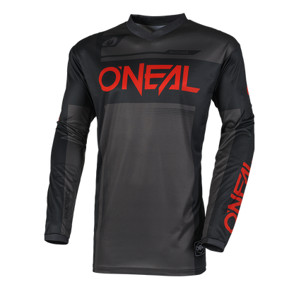 Мотокрос блуза O`NEAL ELEMENT RACEWEAR BLACK/GRAY/RED V.25