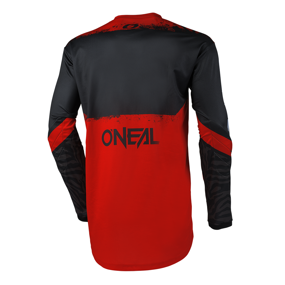 Мотокрос блуза O'NEAL ELEMENT SHOCKER BLACK/RED V.25