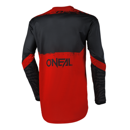 Мотокрос блуза O'NEAL ELEMENT SHOCKER BLACK/RED V.25