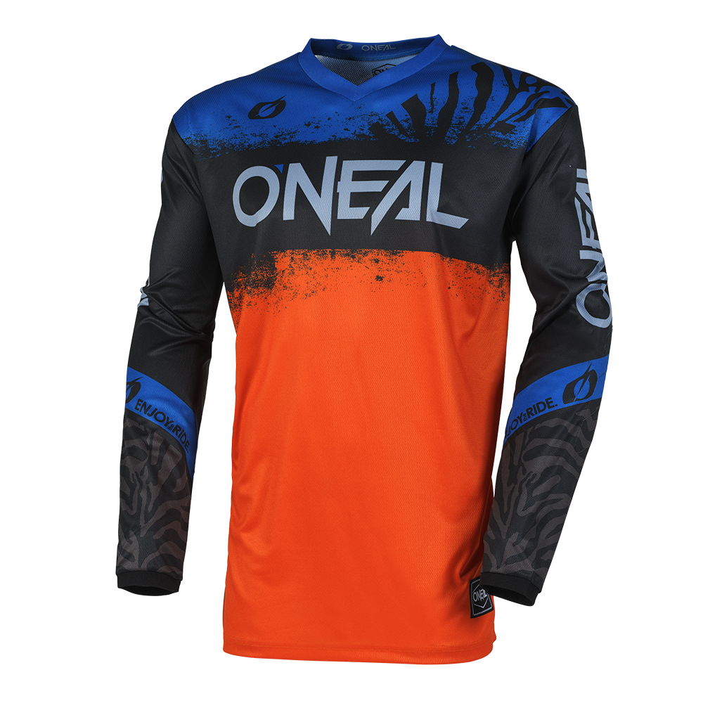 Мотокрос блуза O'NEAL ELEMENT SHOCKER BLACK/ORANGE V.25
