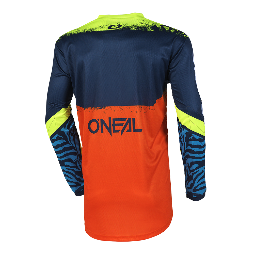 Детска мотокрос блуза O'NEAL ELEMENT SHOCKER BLUE/ORANGE V.25