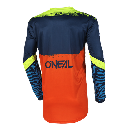 Детска мотокрос блуза O'NEAL ELEMENT SHOCKER BLUE/ORANGE V.25
