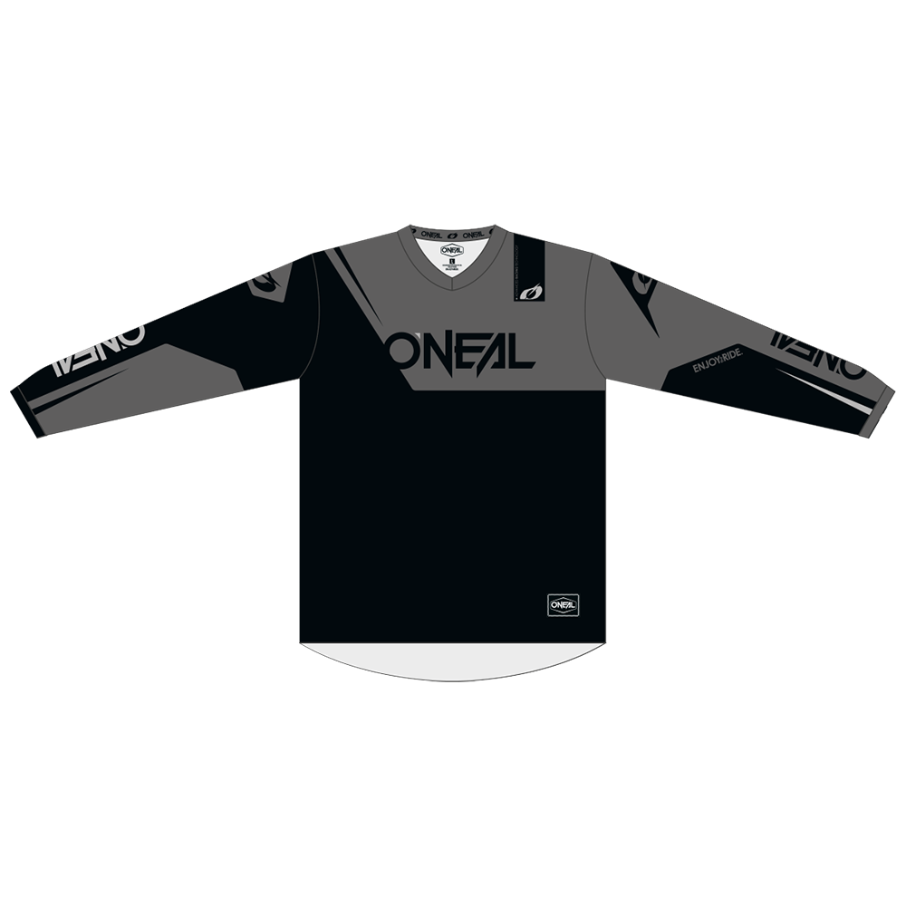 Детска мотокрос блуза O'NEAL ELEMENT RACEWEAR BLACK/GRAY V.26