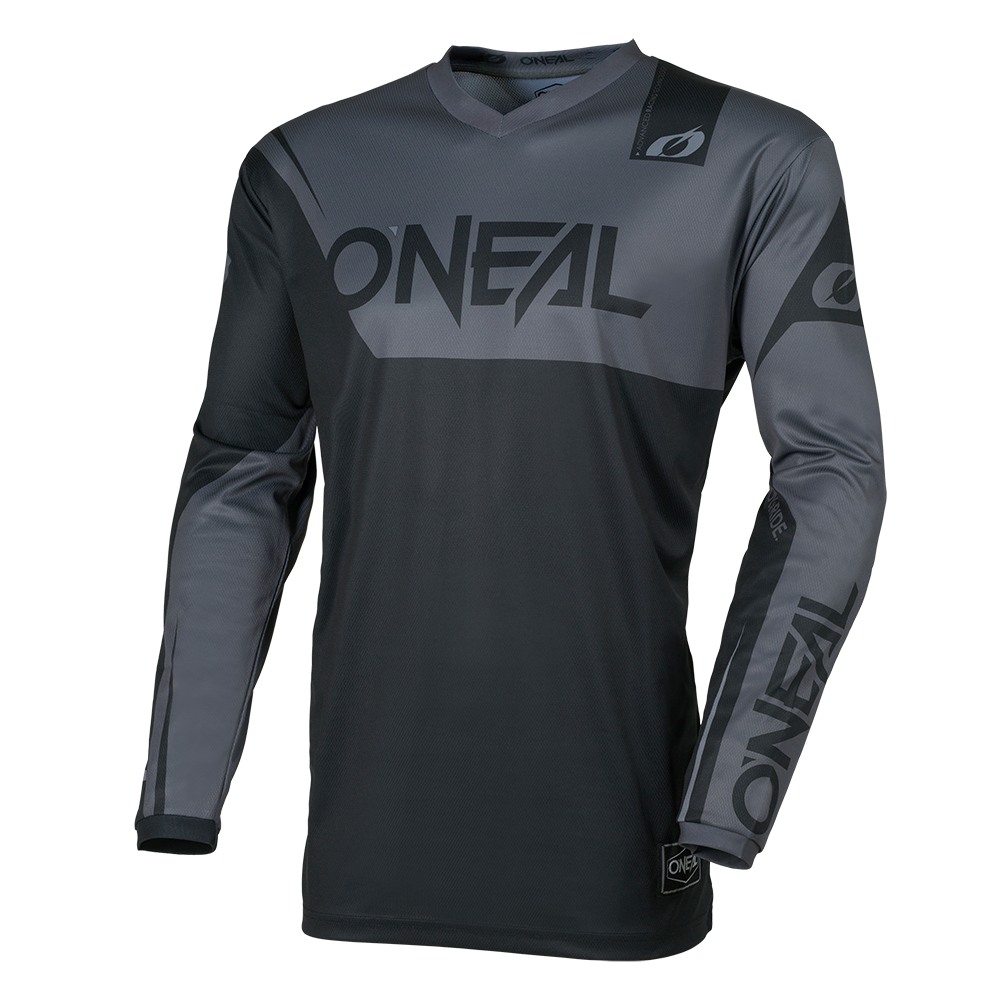 Мотокрос блуза O`NEAL ELEMENT RACEWEAR BLACK/GRAY V.26
