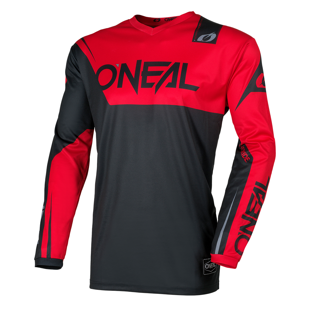 Мотокрос блуза O`NEAL ELEMENT RACEWEAR BLACK/RED V.26