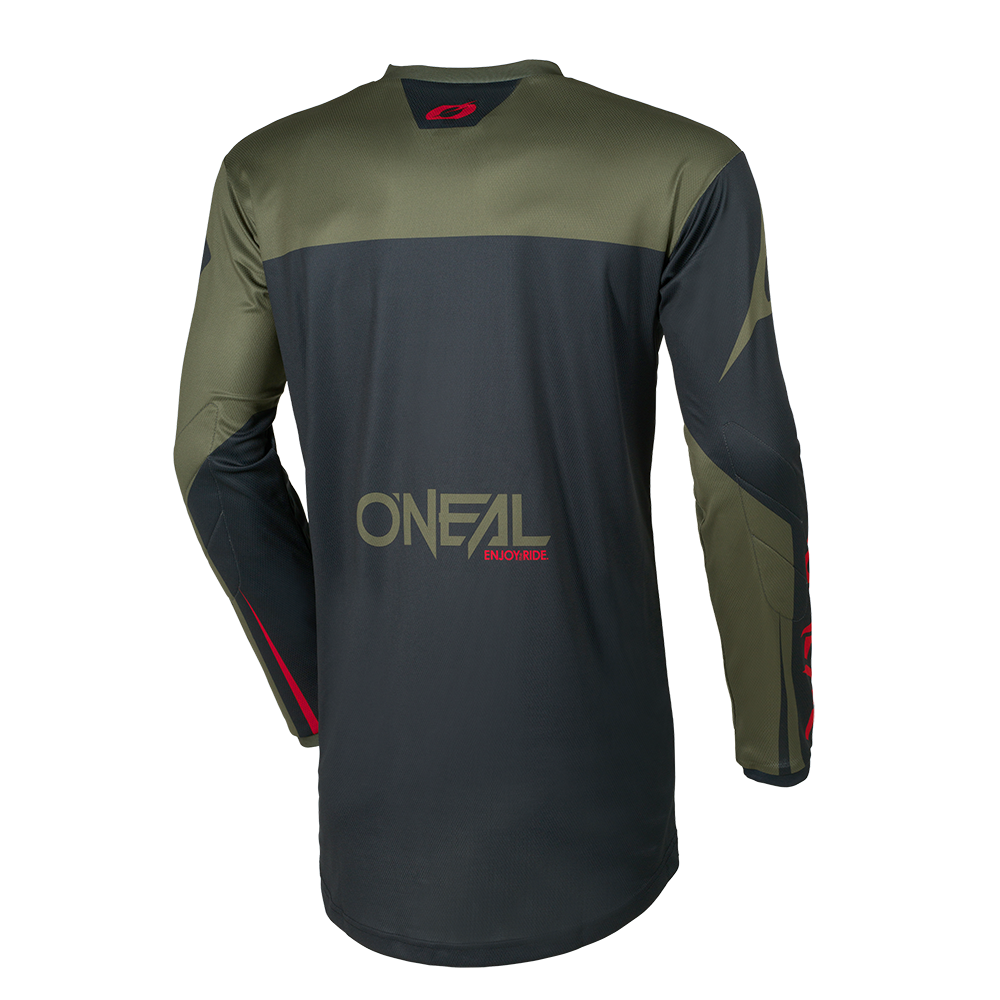 Мотокрос блуза O`NEAL ELEMENT RACEWEAR BLACK/OLIVE V.26