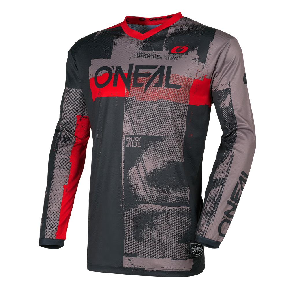 Мотокрос блуза O`NEAL ELEMENT ROLLER GRAY/RED V.26