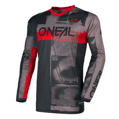 Мотокрос блуза O`NEAL ELEMENT ROLLER GRAY/RED V.26