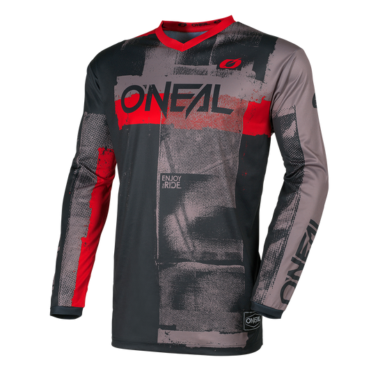 Мотокрос блуза O`NEAL ELEMENT ROLLER GRAY/RED V.26