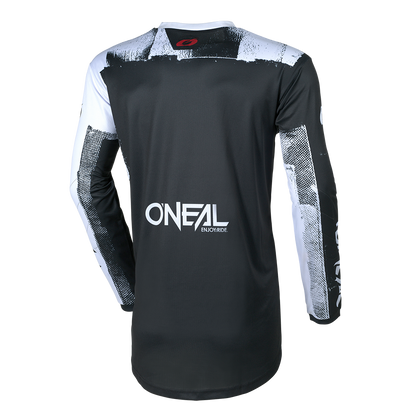 Мотокрос блуза O`NEAL ELEMENT ROLLER BLACK/WHITE V.26