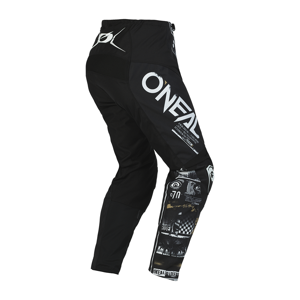 Детски мотокрос брич O'NEAL ELEMENT ATTACK V.23 BLACK/WHITE