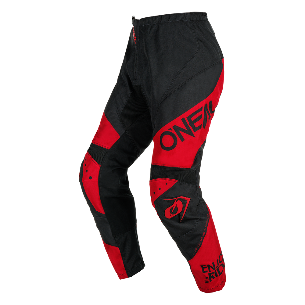 Мотокрос брич O'NEAL ELEMENT RACEWEAR BLACK/RED V.24