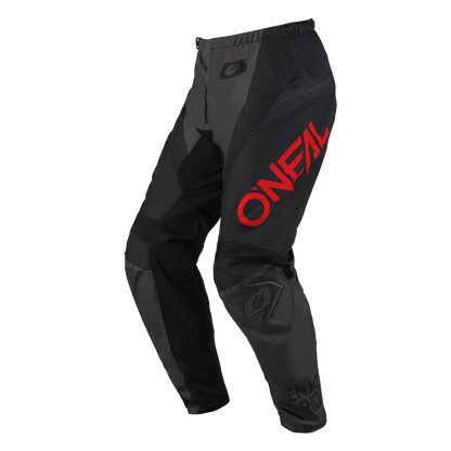 Мотокрос брич O'NEAL ELEMENT RACEWEAR BLACK/GRAY/RED V.25