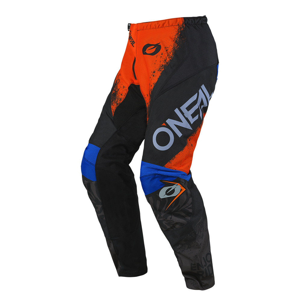 Мотокрос брич O'NEAL ELEMENT SHOCKER BLACK/ORANGE V.25