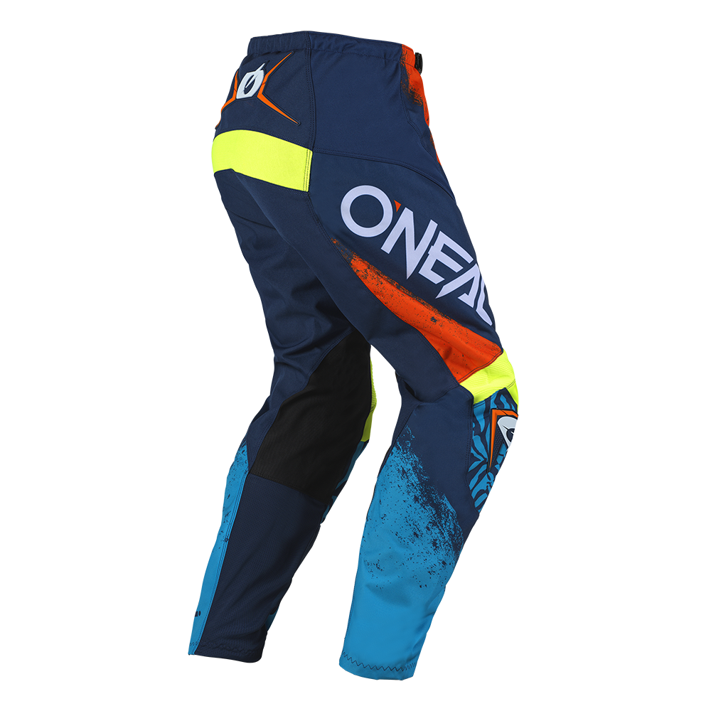 Детски мотокрос брич O'NEAL ELEMENT SHOCKER BLUE/ORANGE V.25