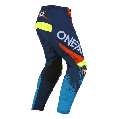 Детски мотокрос брич O'NEAL ELEMENT SHOCKER BLUE/ORANGE V.25