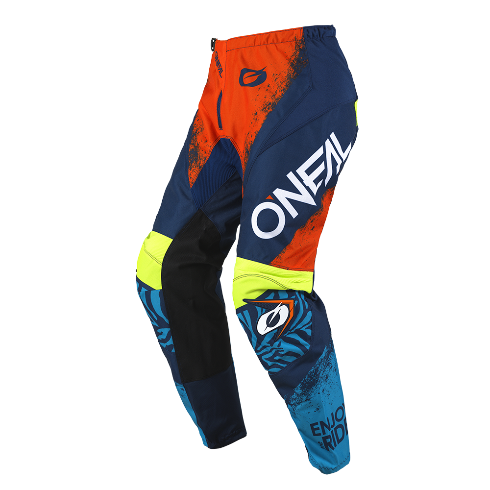 Детски мотокрос брич O'NEAL ELEMENT SHOCKER BLUE/ORANGE V.25