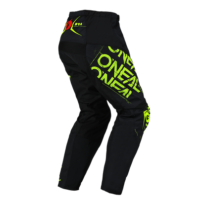 Мотокрос брич O'NEAL ELEMENT STATIC BLACK/NEON YELLOW V.25
