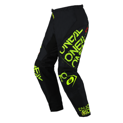 Мотокрос брич O'NEAL ELEMENT STATIC BLACK/NEON YELLOW V.25