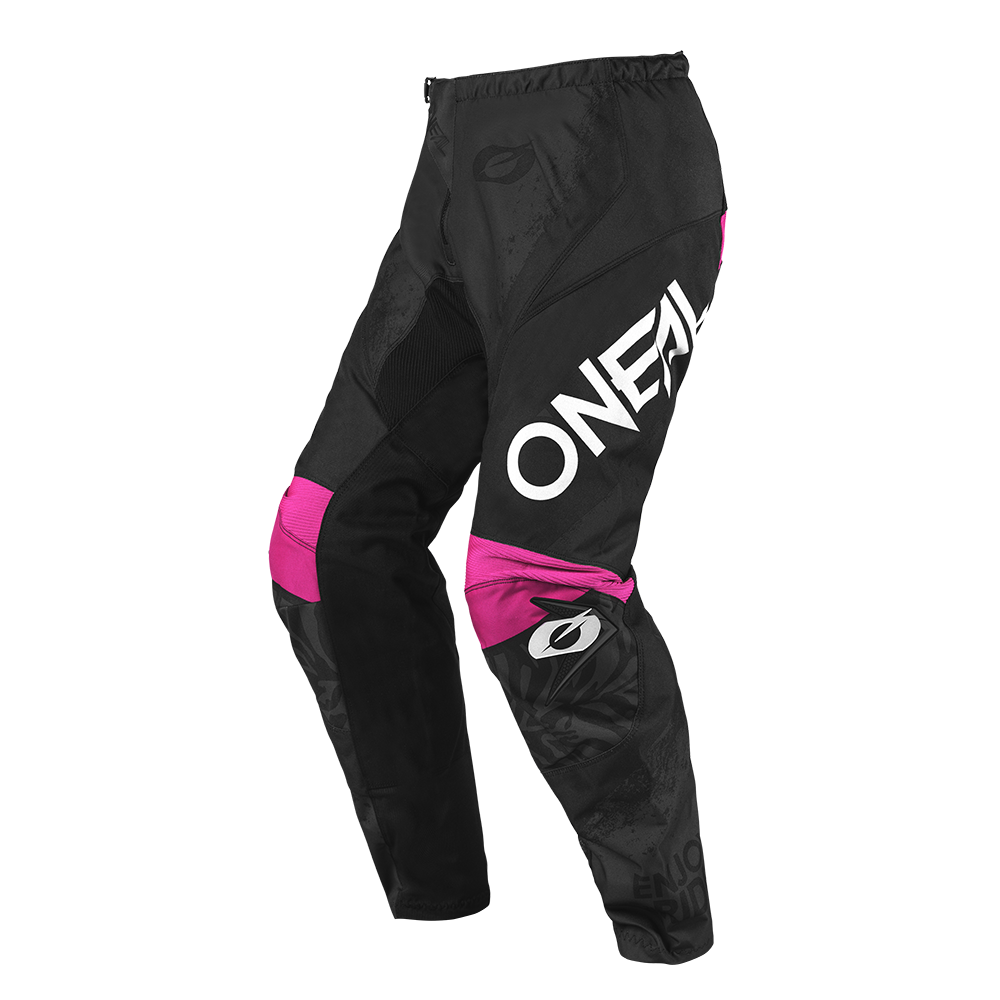 Дамски мотокрос брич O’NEAL ELEMENT SHOCKER BLACK/PINK V.25