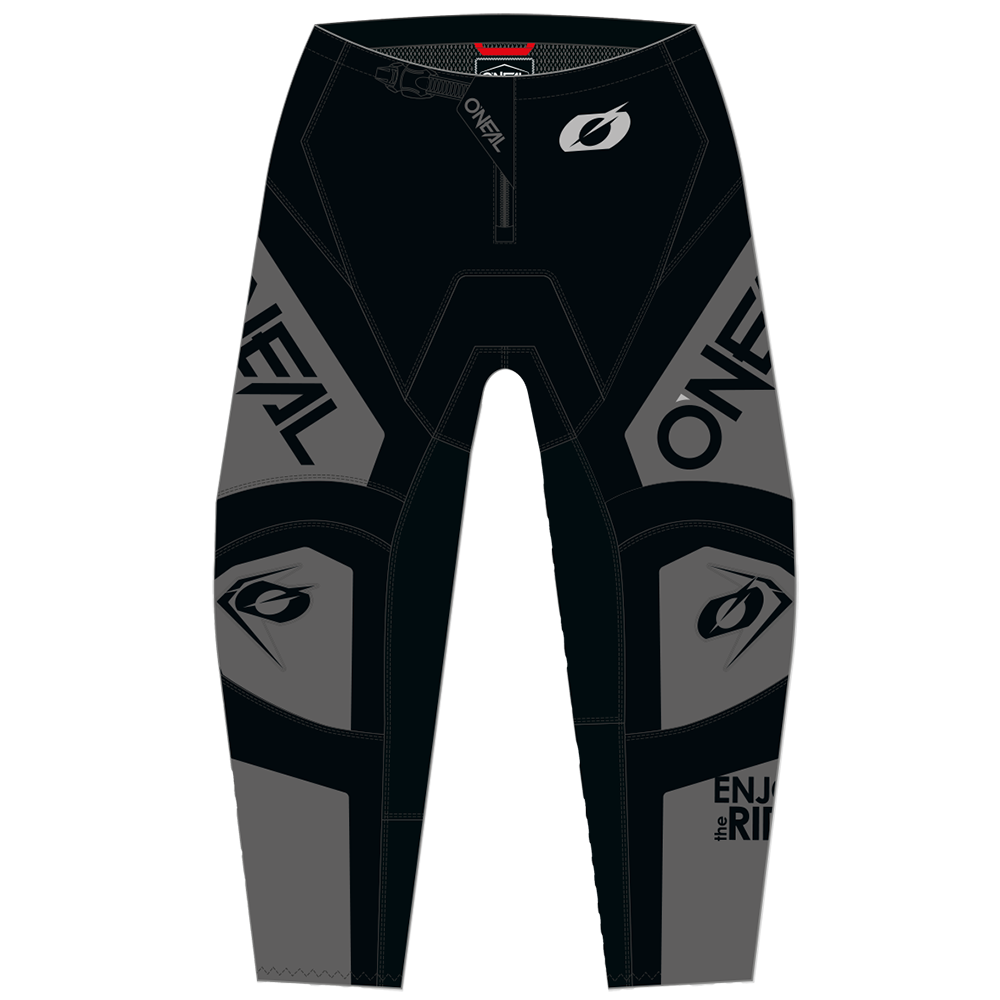 Детски мотокрос брич O'NEAL ELEMENT RACEWEAR BLACK/GRAY V.26
