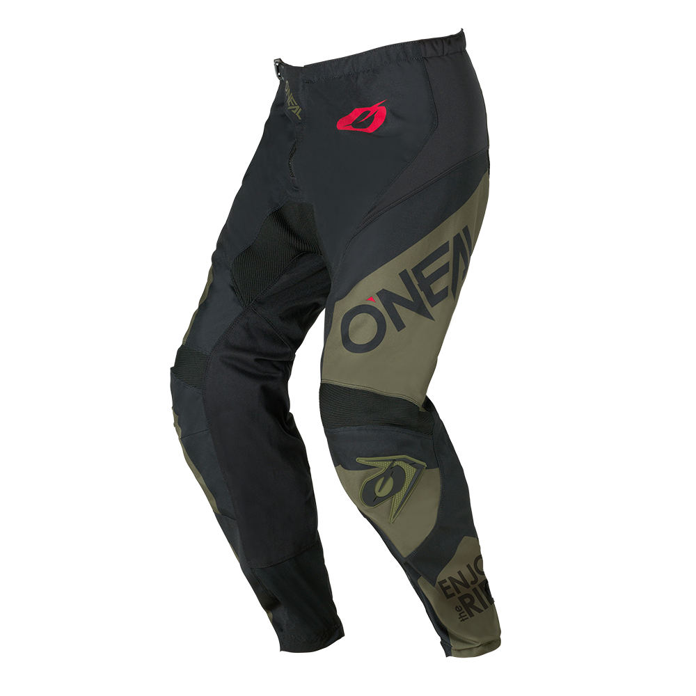 Мотокрос брич O'NEAL ELEMENT RACEWEAR BLACK/OLIVE V.26