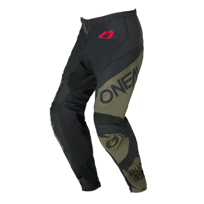 Мотокрос брич O'NEAL ELEMENT RACEWEAR BLACK/OLIVE V.26