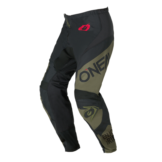 Мотокрос брич O'NEAL ELEMENT RACEWEAR BLACK/OLIVE V.26