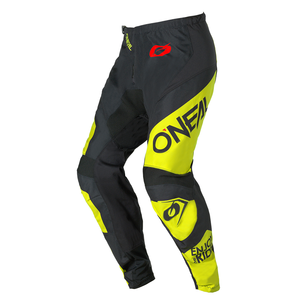 Мотокрос брич O'NEAL ELEMENT RACEWEAR BLACK/NEON YELLOW V.26
