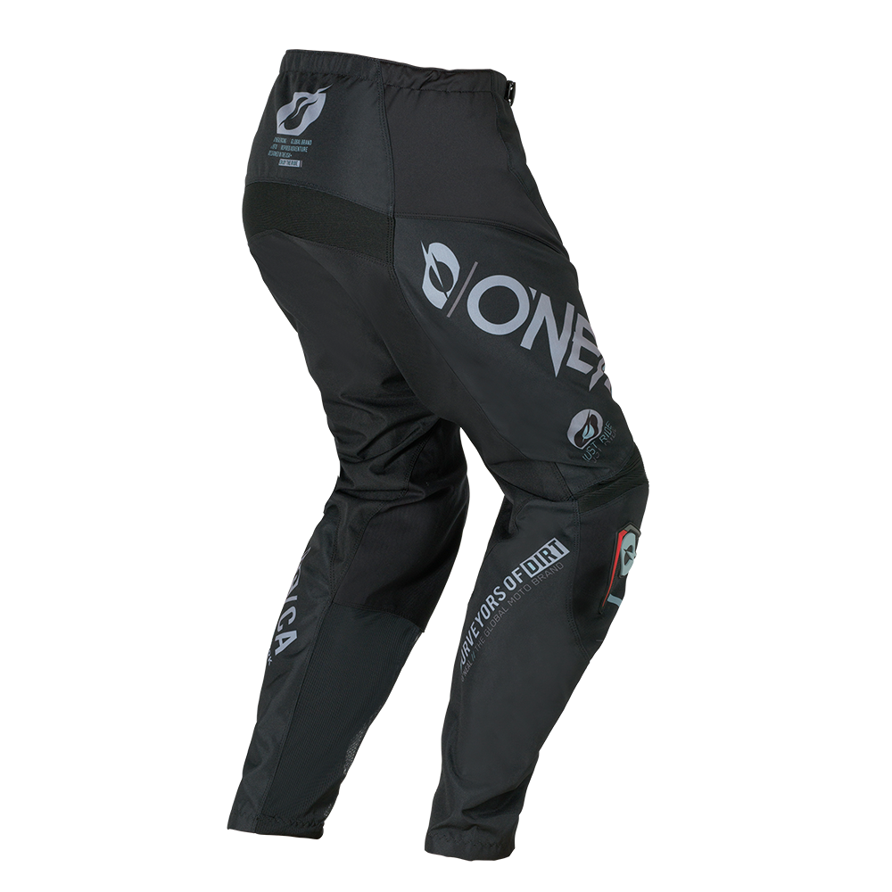 Мотокрос брич O'NEAL ELEMENT BRAND BLACK/GRAY V.26
