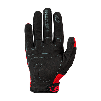 Детски мотокрос ръкавици O'NEAL ELEMENT RED/BLACK 2021