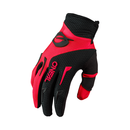Детски мотокрос ръкавици O'NEAL ELEMENT RED/BLACK 2021