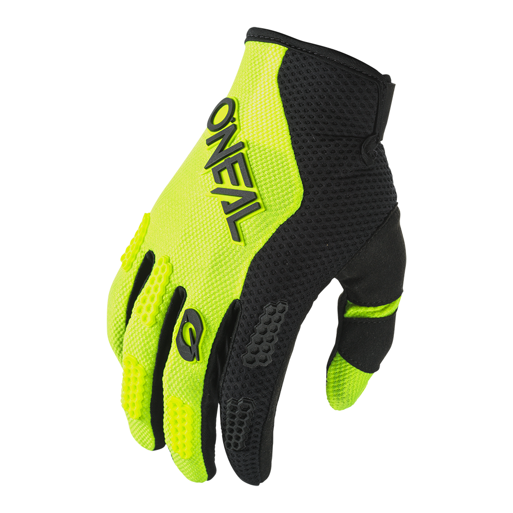 Mотокрос ръкавици O'NEAL ELEMENT RACEWEAR BLACK/NEON YELLOW V.24