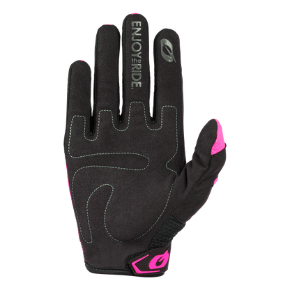 Дамски мотокрос ръкавици O'NEAL ELEMENT RACEWEAR BLACK/PINK V.24