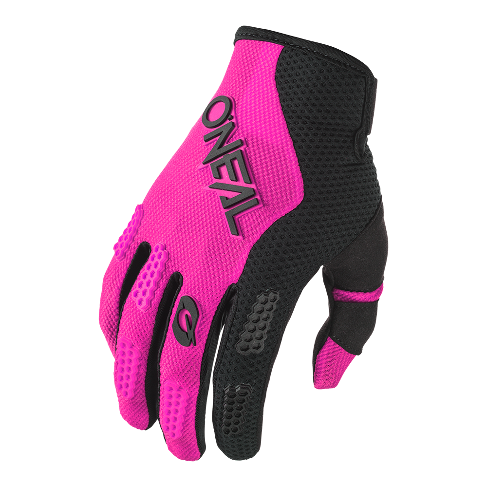Дамски мотокрос ръкавици O'NEAL ELEMENT RACEWEAR BLACK/PINK V.24