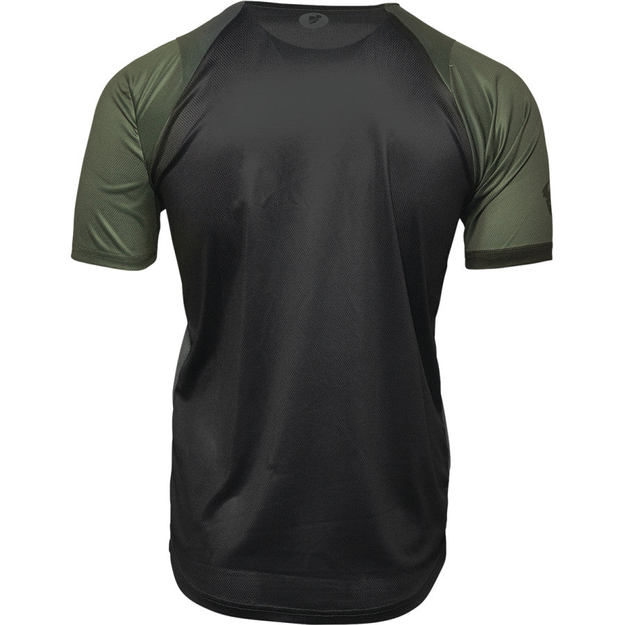 Вело джърси THOR ASSIST SHORT SLEEVE ARMY GREEN