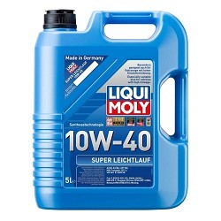 Масло полусинтетично SUPER LEICHTLAUF 10W40 - 5L автомобилно масло LIQUI MOLY
