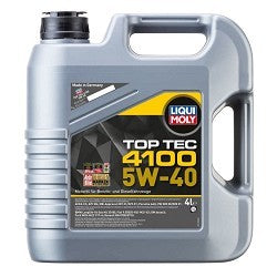 Масло 100% синтетично TOP TEC 4100 5W40 - 4L автомобилно масло LIQUI MOLY