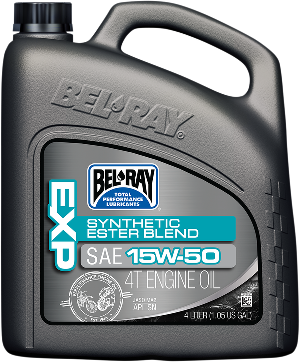 Масло BEL-RAY EXP Synthetic Ester Blend 4T 15W-50 4L