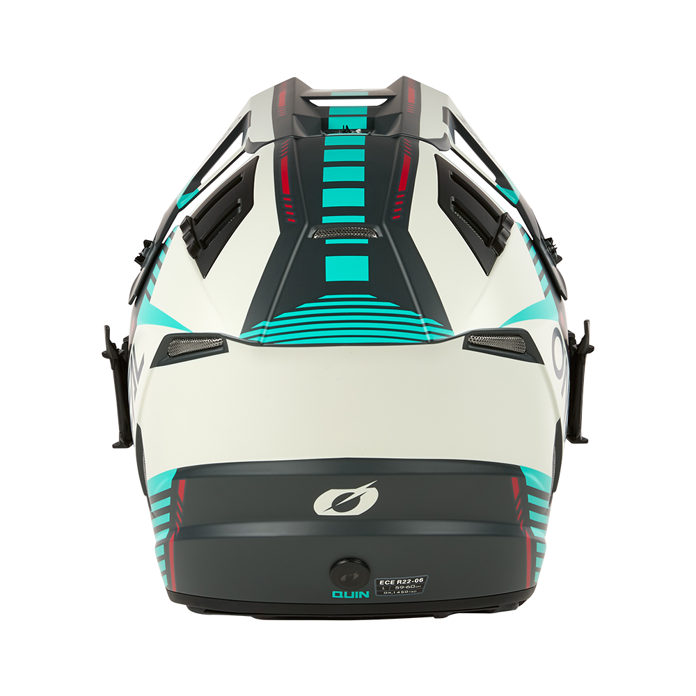 Ендуро каска O'NEAL EX-SRS QUIN GRAY/TEAL