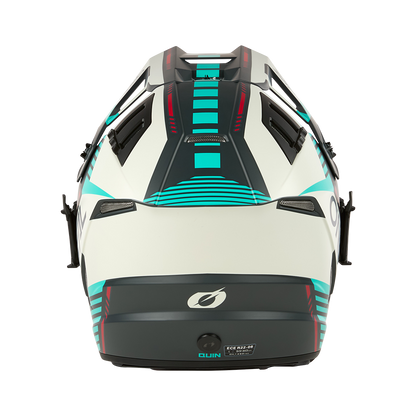 Ендуро каска O'NEAL EX-SRS QUIN GRAY/TEAL