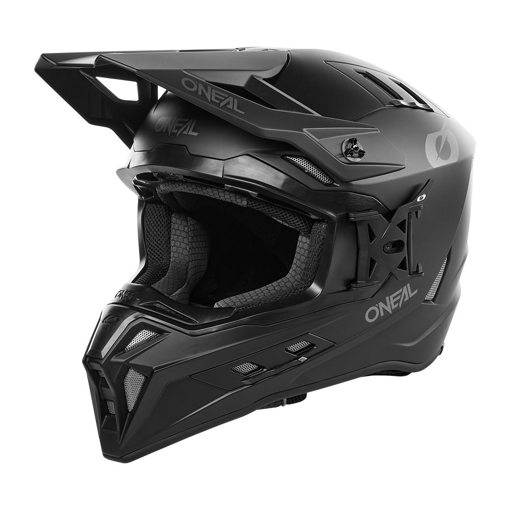 Ендуро каска O'NEAL EX-SRS SOLID BLACK V.24